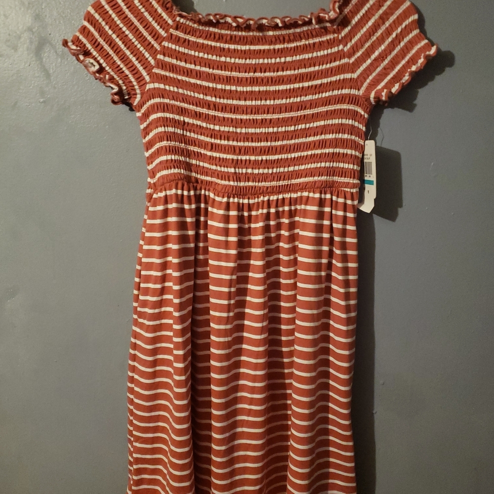 Speechless Kids Dress short sleeve Smocked Bodice